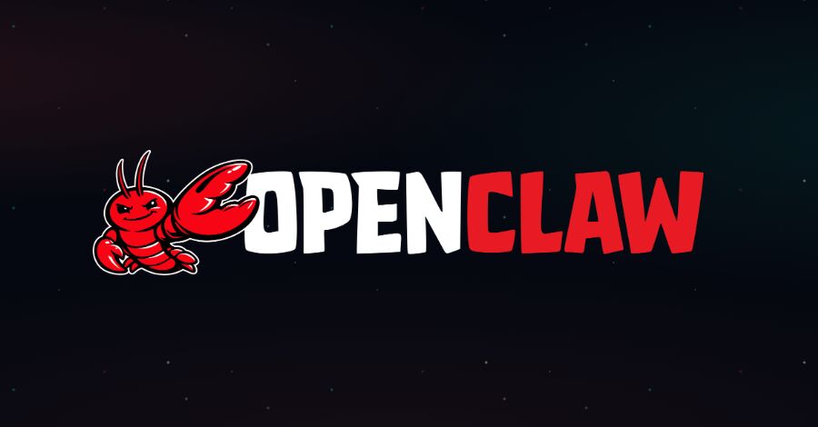 OpenClaw logo banner on a dark star field background