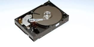 Open hard drive used as a visual metaphor for secure local storage